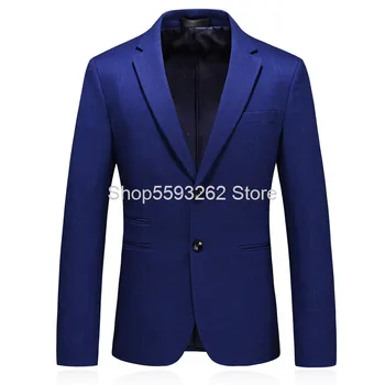 

2020 Autumn Men Business Leisure Suit Coat Big Size Suit Single West Xz6726
