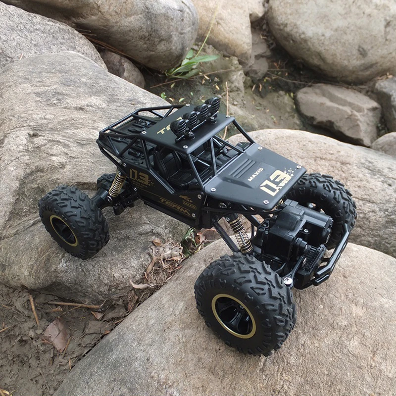 27cm Off-road RC car Dirt bike with Four-Wheel Model climbing vehicle high speed remote control Racing Car electronic Kids Toys