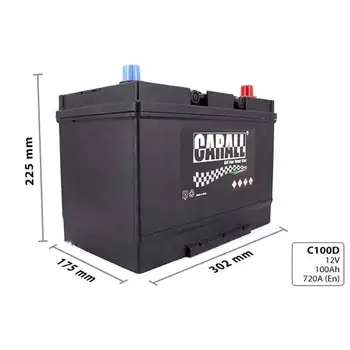 

CARALL C100D CARALL car starter battery 12V 100Ah 720A