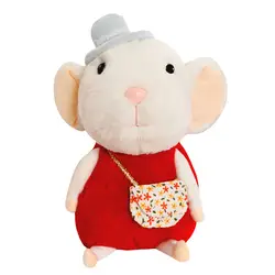 28 см Kawaii mouse плюшевое платье игрушка для мыши мягкие животные детские куклы для малышей детский подарок на день рождения декор дома