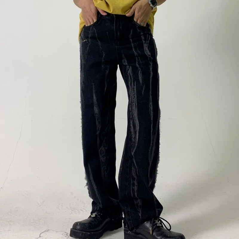 Jeans Pants Tie-Dyed Washed Fashion 