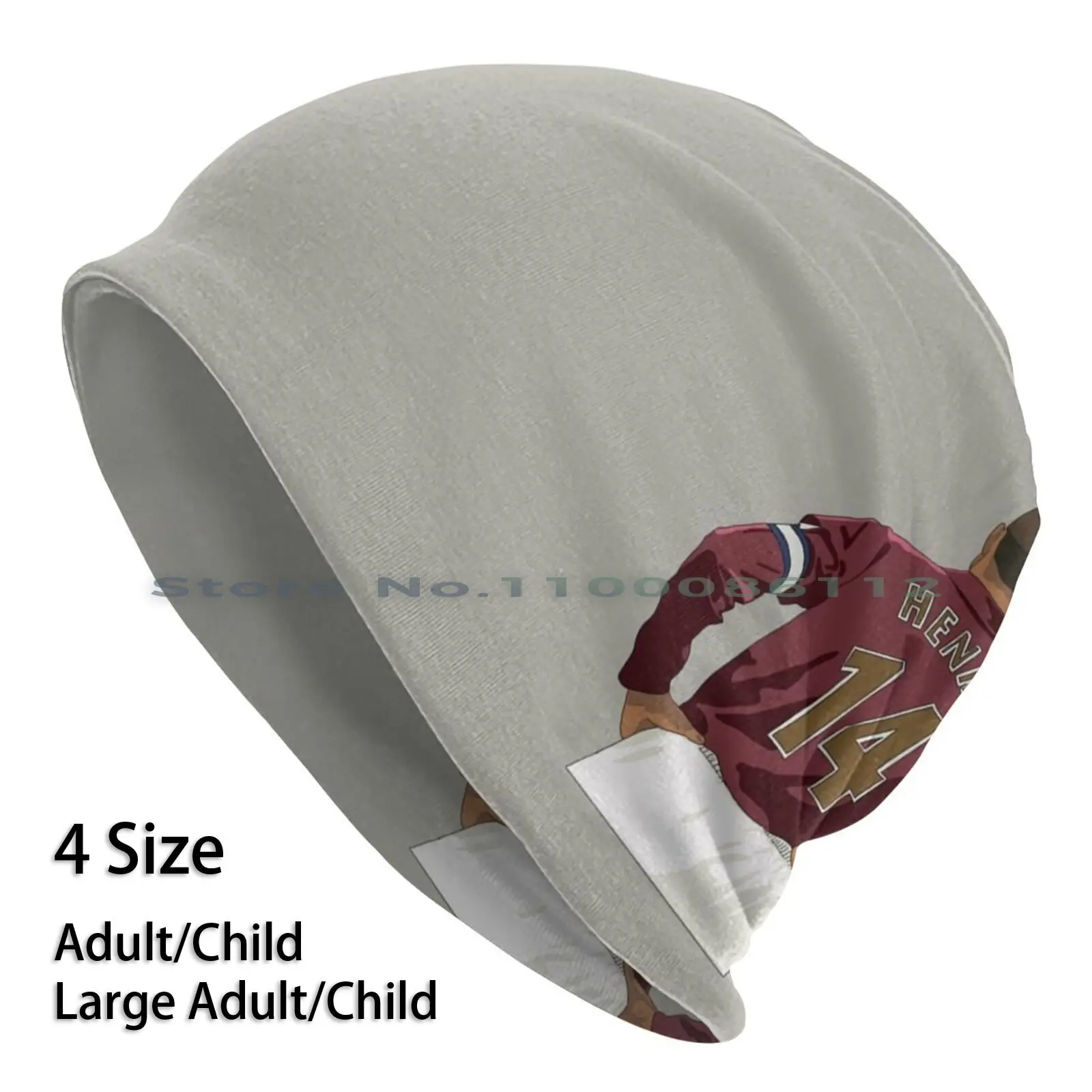 Legend Thierry Henry Berretti Cappello Lavorato A Maglia Thierry Henry France French 14 Premier Snapbles 2004 2005 2006 Away Kit Calcio