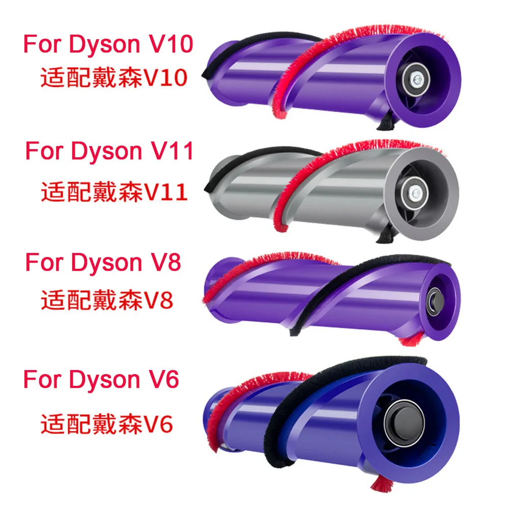 For DYSON V6 V7 V8 V10 V11 Brush Roll Replacement Kit Compatible Cordless Brushroll Cleaner Head Brush Bar Roller 966821-01 Part
