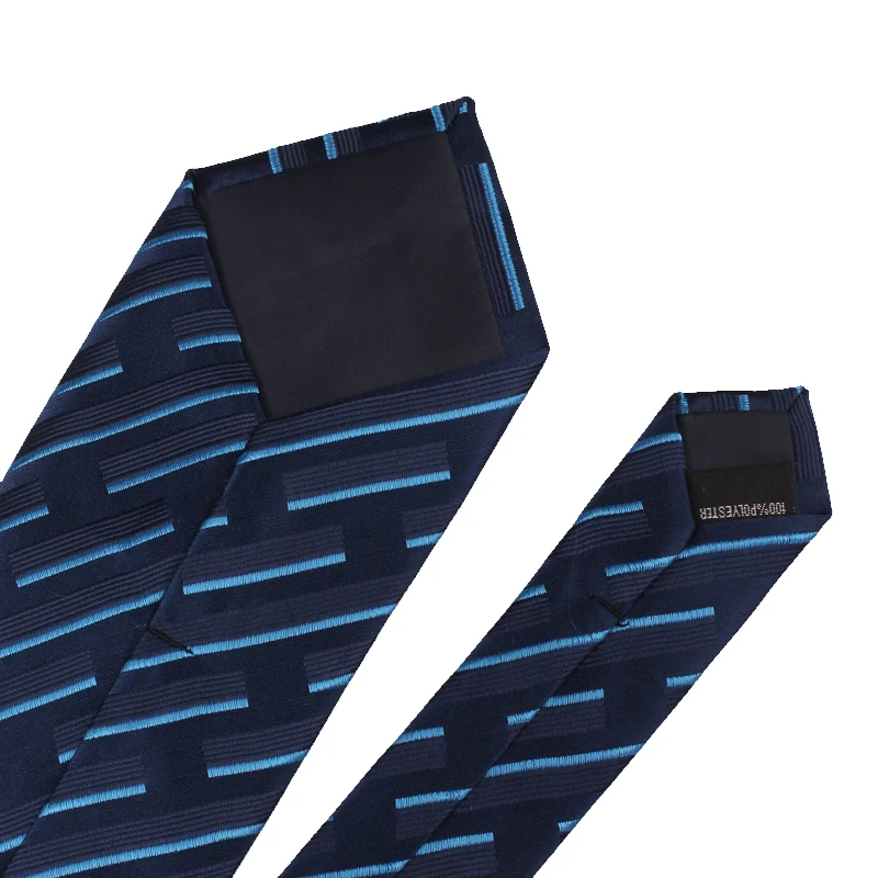 Мужские галстуки Мода Полосатые Галстуки для свадьбы Бизнес 8 см ширина классический жаккардовый галстук тканевый галстук для Для мужчин