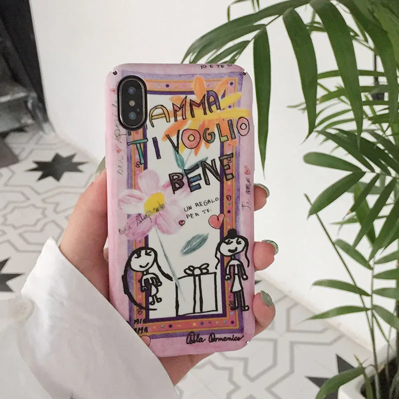 

KISSCASE Oil Fashion Case for Xiaomi Redmi 7 6Pro Note 7 5 mi 9 mi 8 se mi 6 mi 6x 5x Coque Hard PC Case for Xiaomi mi9 mi8 se
