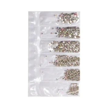 

1 Set Nail Art Rhinestone Kit Strip Box AB Nail Drill Set Manicure Tweezers Pencil Kit for Home Salon Use