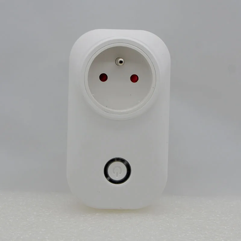 

NEW Wifi Smart Switch Socket France Standard 220V10A Wireless Plug Work With Alexa Google Assistant Smart Life APP Free Shipping
