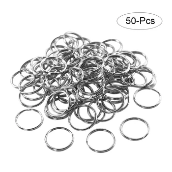 

50pcs/set 25mm Key Ring Horse Ring Horse Ring Double Ring Small Jewelry Accessories