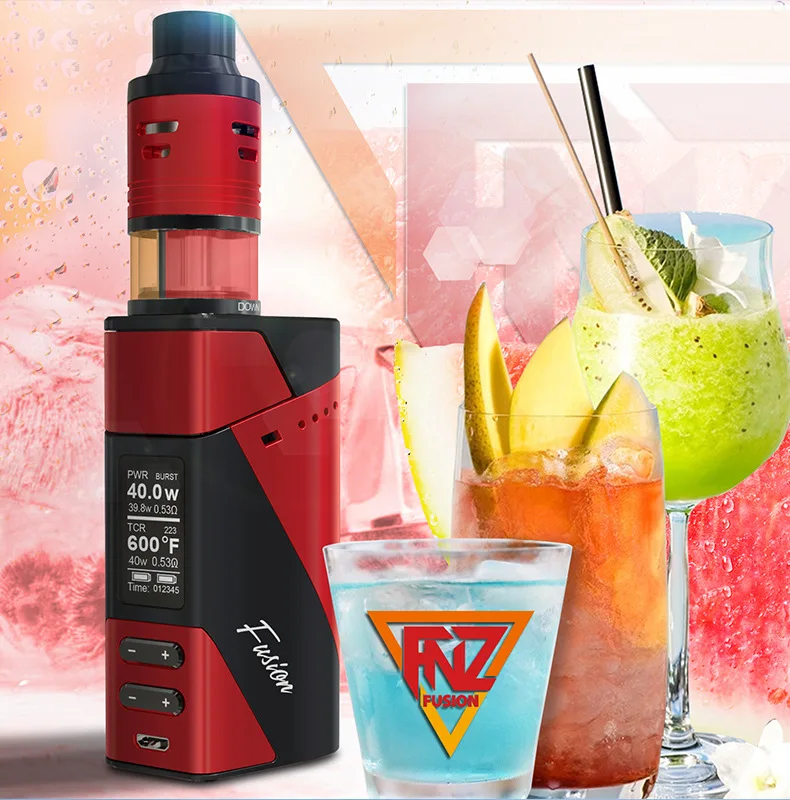 100% оригинал Ehpro Fusion Kit 150 Вт Mod Box 4 мл двойной распылитель RTA Металл 510 Резьбовая