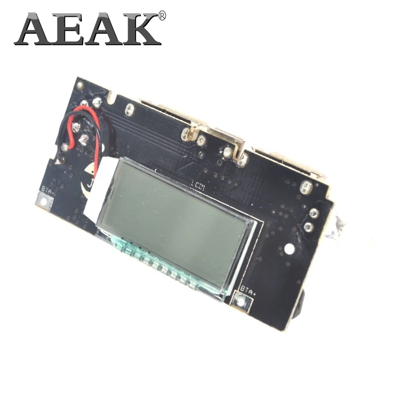Двойной USB 5 в 1 а 18650 Мобильный Внешний аккумулятор зарядное устройство PCB модуль