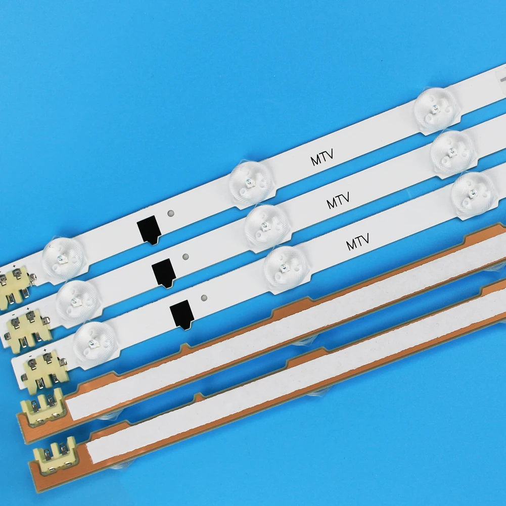 TV LED Bars For Samsung UE32F4000AW UE32F5000AK UE32F5030AW UE32F5300AW UE32F5300AK LED Backlight Strip Kit 9 Lamp Lens 5 Bands
