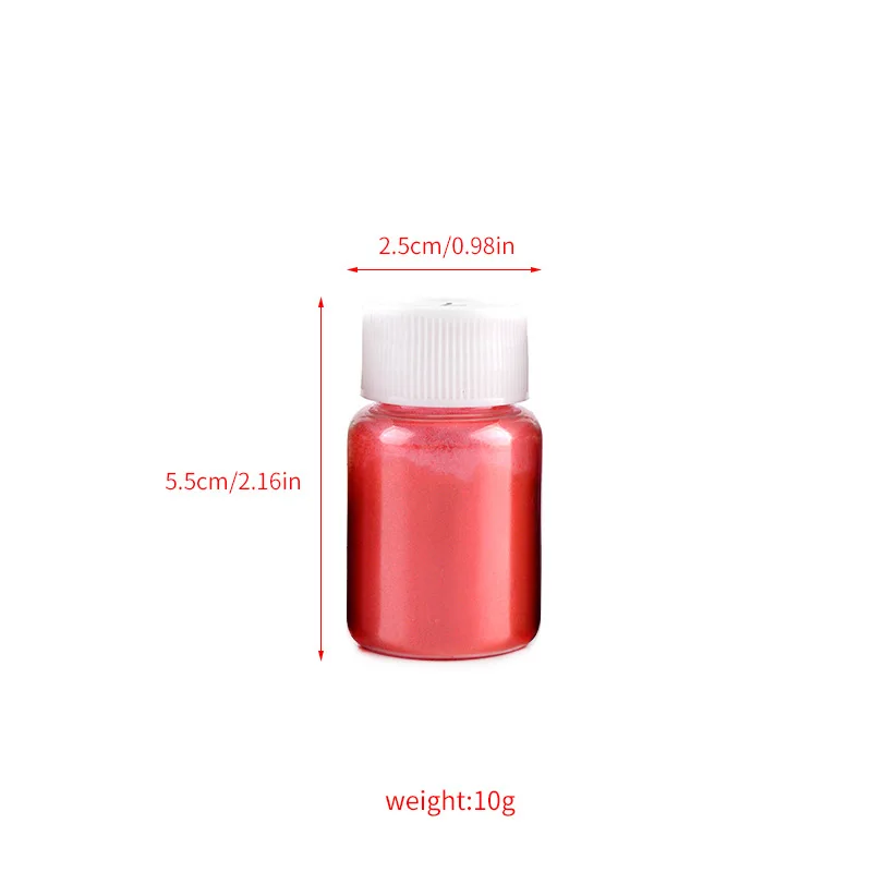 10g/bottle Handmade Pearl Mica Powder for DIY Epoxy molds making Pearl Powder Pigment Silicone molds filler 10g/bottle Handmade Pearl Mica Powder for DIY Epoxy molds making Pearl Powder Pigment Silicone molds filler