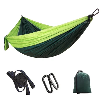 

1 Pack of Lightweight Parachute Double Hammock Nylon Hammock for Travel Camping Beach Yard