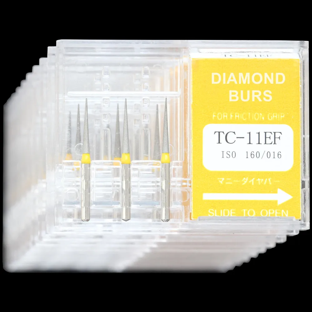 

10 Packs Dental Diamond Bur Polisher Drill Grit Tools Shank FG 1.6mm High Speed Handpiece Polishing DIA BURS Dentist Products