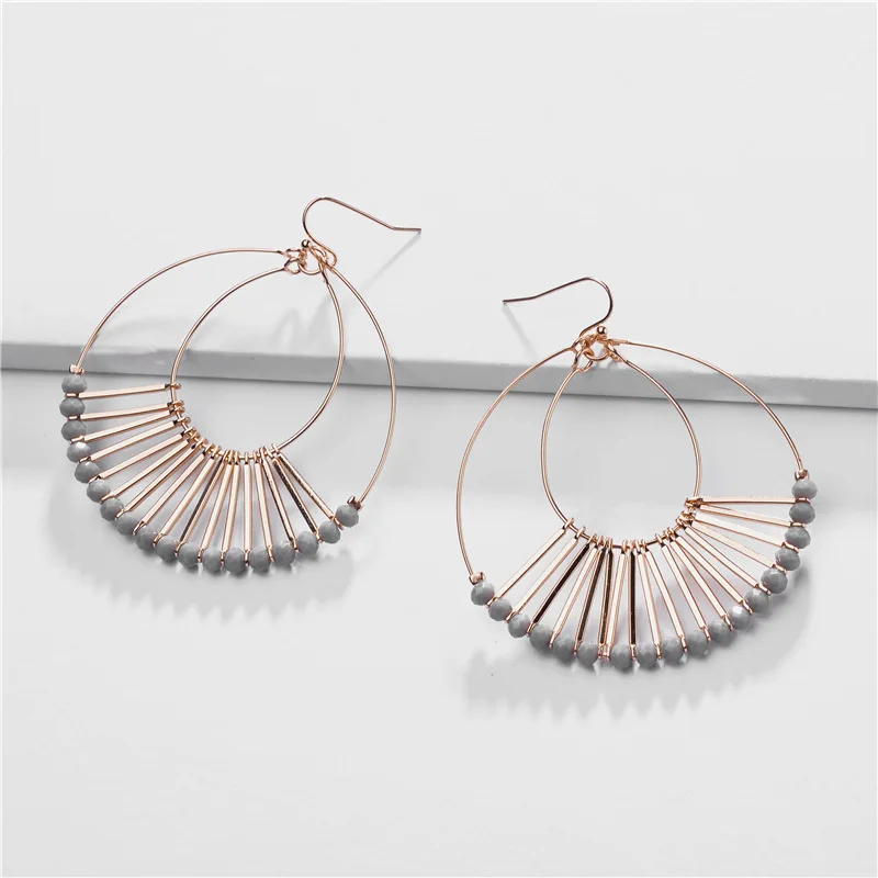 Женские серьги-капельки с кристаллами | Украшения и аксессуары