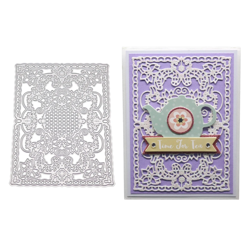 Cutting Dies Irregular / creative background / invitation lace/envelope lace envelope DIY frame cut - 4000070255085