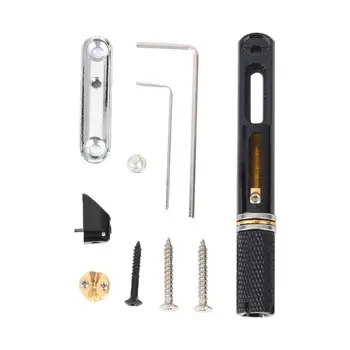 

5 Strings Nickel Black Single Headless Bass Bridge Set Electric Guitar Multifunction Tool Accessories Single Round Bridge