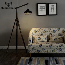 Современный деревянный торшер тренога тканевый абажур Китайский классический напольный светильник Европейский Торшер для гостиной высокий светильник