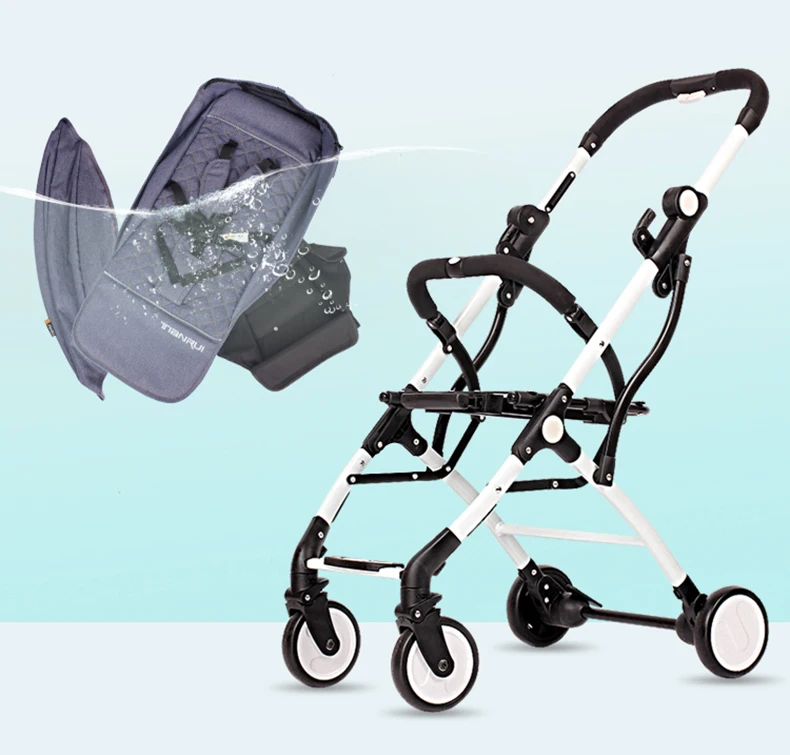 Babyyoya Tianrui lightweight portable folding baby stroller can sit can lie one key operation small and light easy for travel