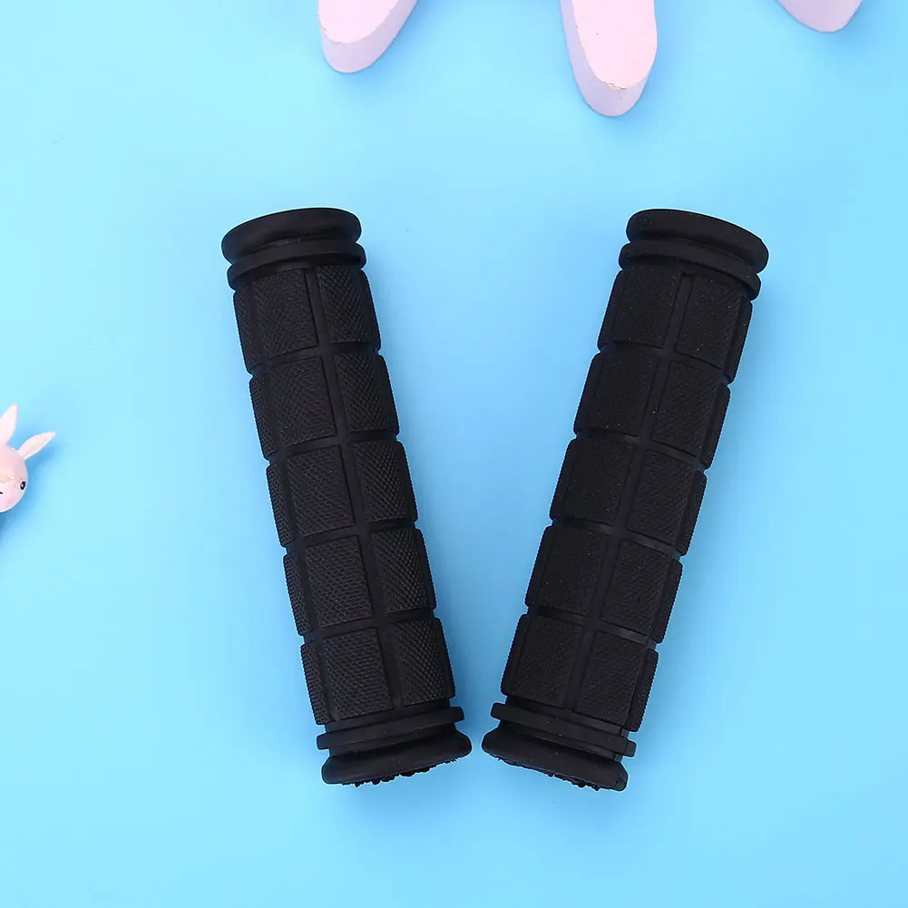 

Mountain Bicycle Scooter Handlebar Grips Rubber Cover Gloves Colorful Soft