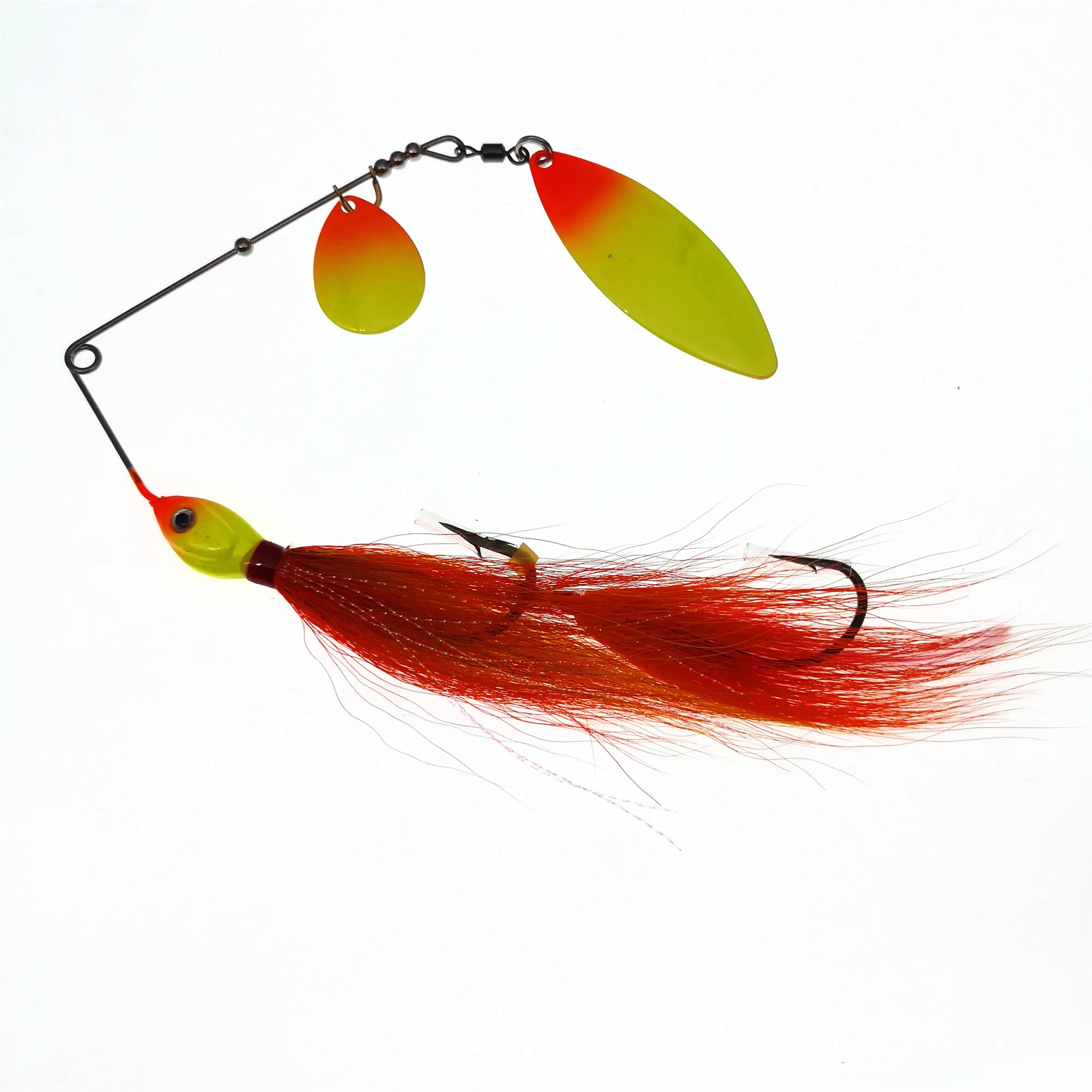 MUKUN Fishing Spinnerbait Lures 39g Double Willow Blade Spinner