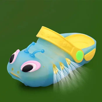 

Fashion Kids Caterpillar dragonfly Slippers Child Boys Girls Slip Lighe Weight Beach Hole Sandals Baby Candy Home Outdoor Shoes