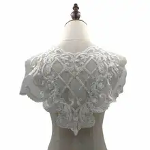 Вышивка шеи воротник diy Ложные воротнички Водорастворимая москитная сетка Женская бутоньерка трехмерные кружевные аксессуары