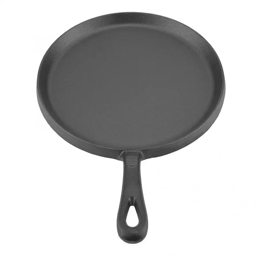

24cm Non-stick Cast Iron Frying Pan Griddle Pan BBQ Cooking Tool Saucepan Kitchen Cooking Frying pan