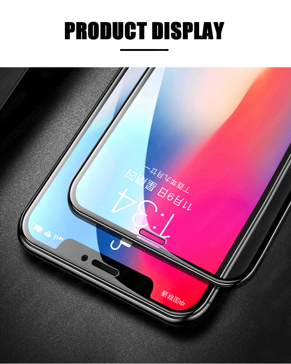 6D Высокое качество Полный Клей полное покрытие закаленное стекло для iPhone 11 протектор экрана для iPhone 11 Pro Max