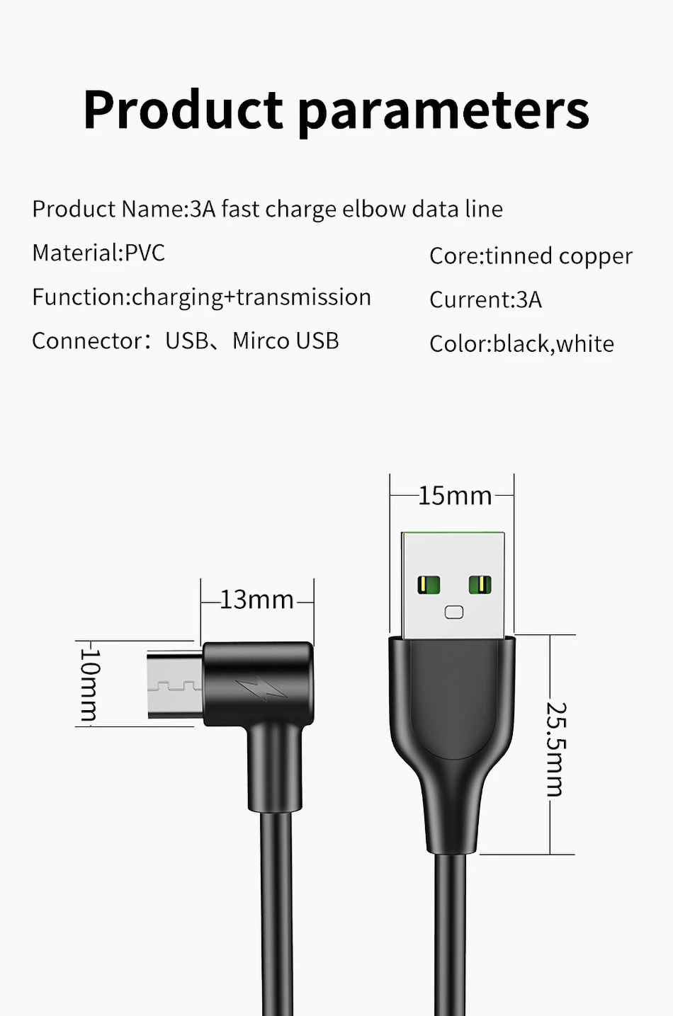 3A USB кабель Зарядное устройство Быстрая зарядка 90 градусов локоть данные Micro USB кабель для samsung S6 S7 Edge Microusb шнур Кабели для мобильных телефонов