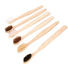 10 шт экологичный бамбук древесный уголь зубная щетка для ухода за полостью рта чистка зубов эко средней мягкости щетки для волос