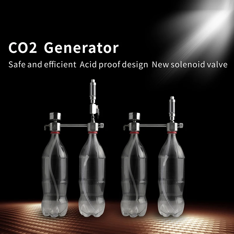 Аквариум DIY CO2 генератор системы комплект с соленоидным клапаном счетчик пузырьков для растений аквариум AIA99
