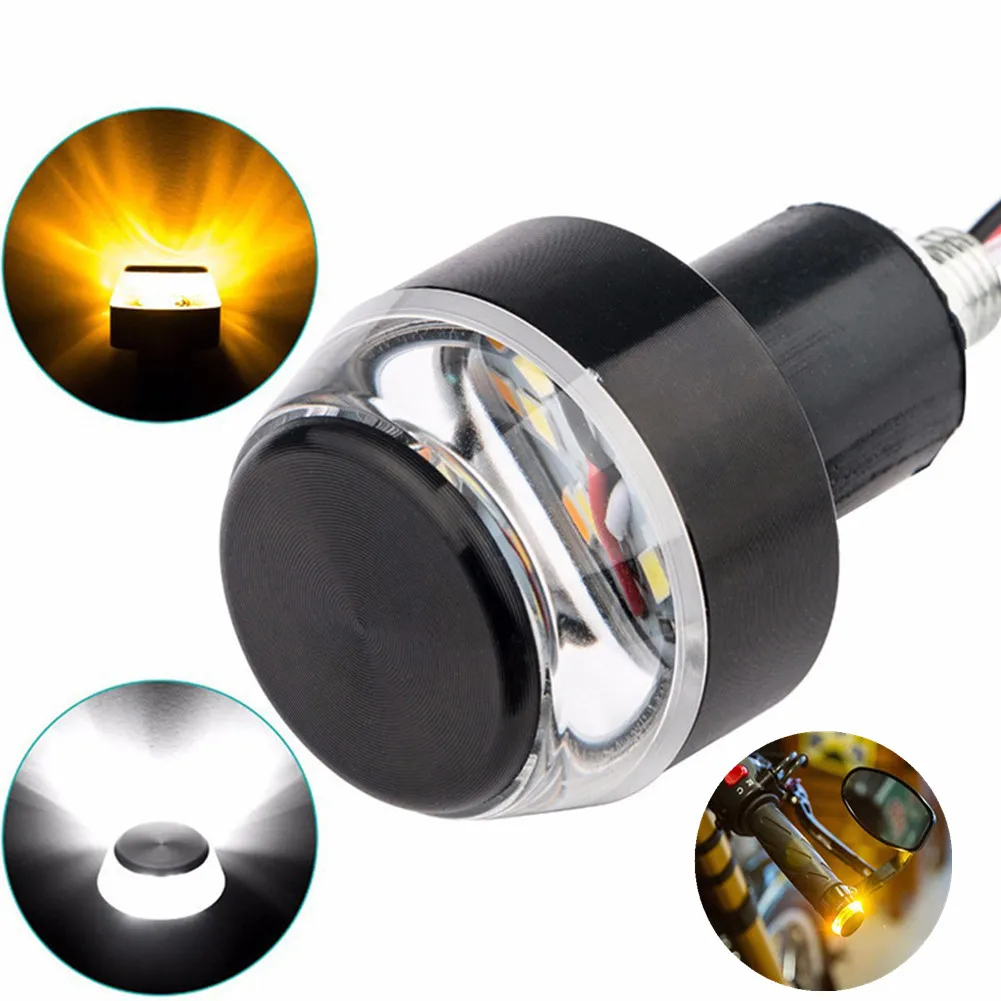 Аксессуары для мотоциклов торцевые указатели поворота на руль 12 В заглушки