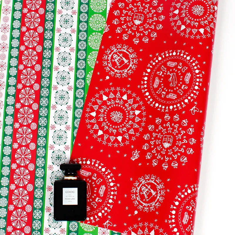 Рождественский подарок оберточная бумага с покрытием нежная сетка серия стиль декоративная бумага день рождения упаковка для свадебного подарка бумага 50*70 см - Цвет: 4