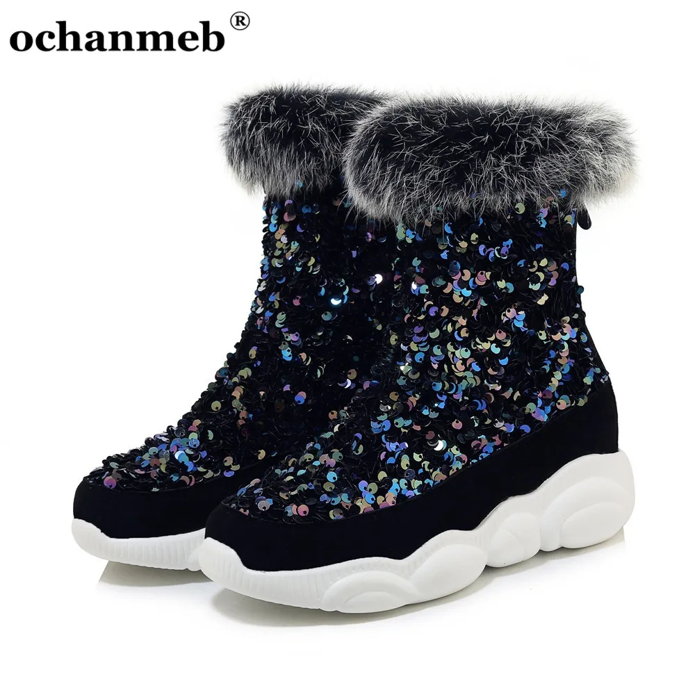 ladies fur lined winter boots