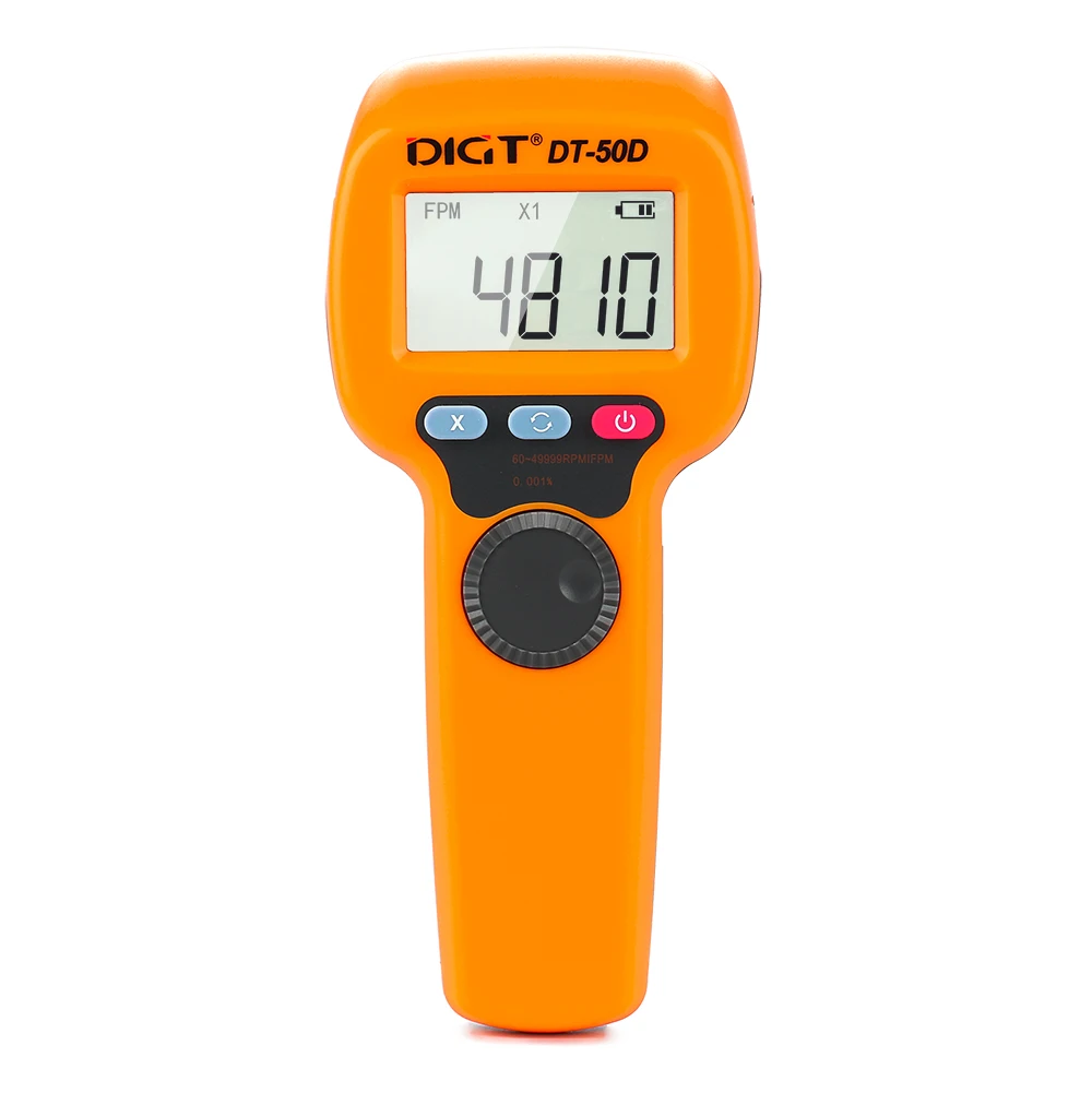 DT50D Digital LCD Non-Contact Flash Stroboscope Tachometer Photoelectric Revolution Meter Speedometer Tester 60~49999RPM DT50D Digital LCD Non-Contact Flash Stroboscope Tachometer Photoelectric Revolution Meter Speedometer Tester 60~49999RPM