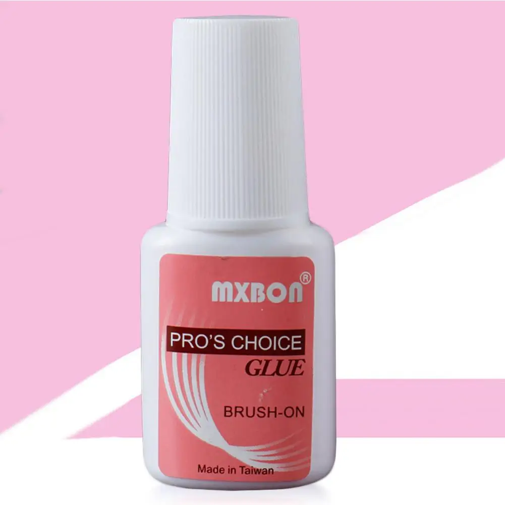 

Transparent Non-marking Adhesive Nail Glue False Tips Sticky Gel with Brush