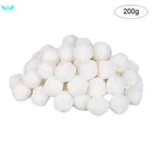 200/500/700g White Filter Balls Eco-friendly Swimming Pool Cleaning Equipment Filter Water Purification Fiber Cotton Balls