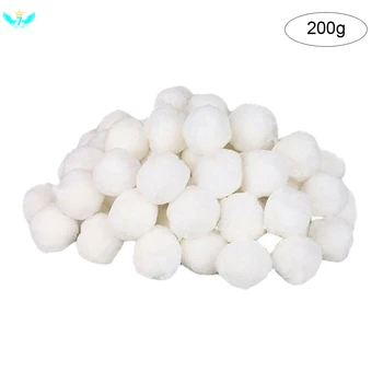 

200/500/700g White Filter Balls Eco-friendly Swimming Pool Cleaning Equipment Filter Water Purification Fiber Cotton Balls