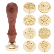 Ручка из палисандра, восковая печать, штамп, старинные растения, шаблон, токены для документов, свадебные приглашения, таможенные поделки «сделай сам» Ручка из палисандра, восковая печать, штамп, старинные растения, шаблон, токены для документов, свадебные приглашения, таможенные поделки «сделай сам»