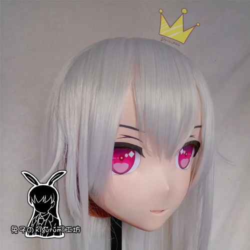 Кролик 68) арбалет Красивая Девушка BJD кукольная маска мультфильм Япония Аниме Реалистичная силиконовая Pumprincess принцесса привидений косплей Кигуруми Трансвестит маска