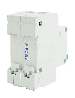 AC 230V 400V 20A 6000A 2 полюса ВКЛ/ВЫКЛ ВЫКЛЮЧАТЕЛЬ DZ47-63 C20