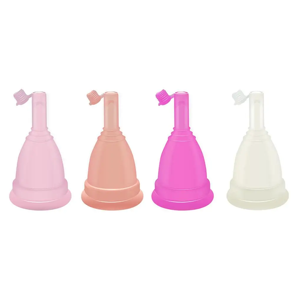 MeterMall Women Outdoor Silicone Menstrual Cup Leakproof Menses Cup