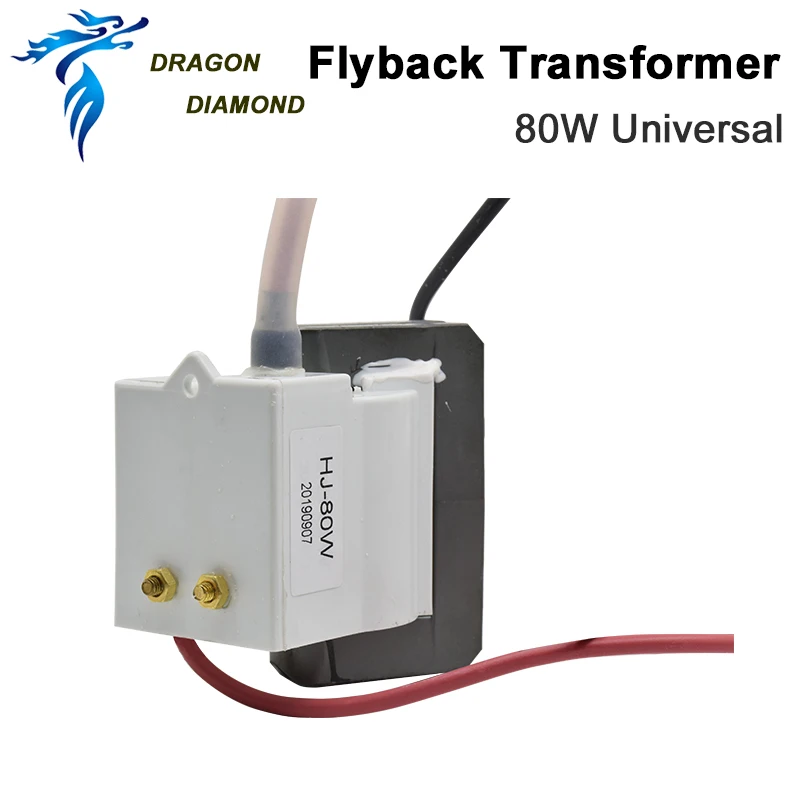 DRAGON DIAMOND 80 Вт высокого напряжения Flyback трансформатор для RECI DY13 Co2 лазерный источник питания