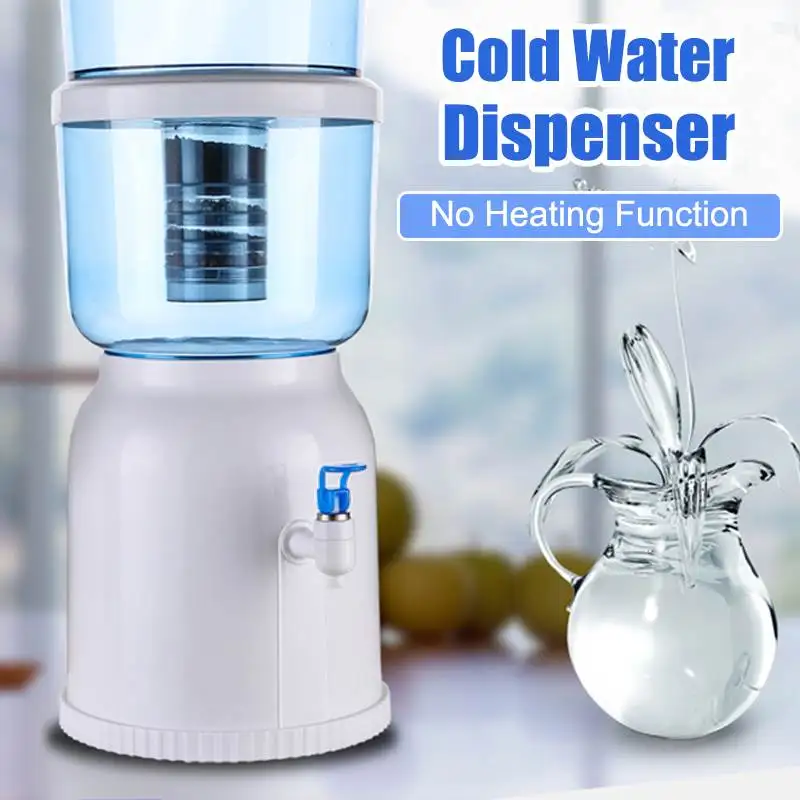 

Desktop Cold Water Dispenser Gallon Drinking Bottle Portable Countertop Cooler Drinking Faucet Tool Press Water Pumping Device