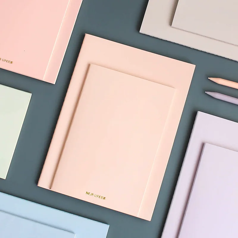 Cuaderno de colores A5 Morandi, Bloc de notas de estilo conciso, Bonitos colores claros, papelería, escuela, suministros de oficina