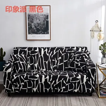 

XNY 45 Soft Sofa Cover Couch Covers Dog Cat Pet hairs Proof Couch Slipcovers Protectors Marble Grey printed Sofa/Cushion covers