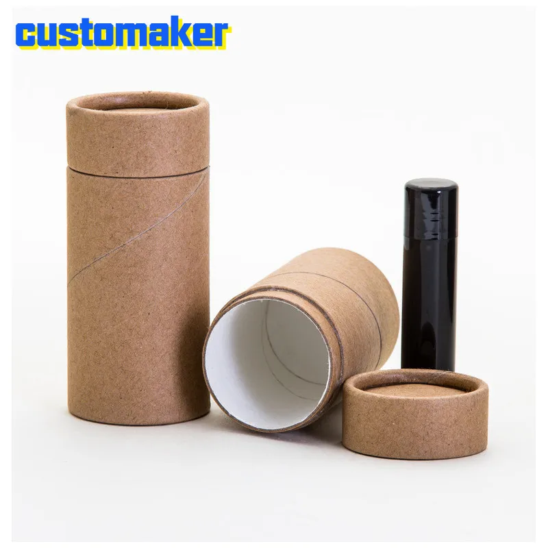 50 шт. экологически чистый 40 мл 70 тюбик для бальзама губ крафтовый картон 100%