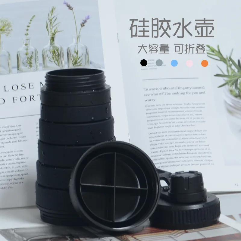 

Yuanfeng Creative Gifts Outdoor Sports Glass Gym Glass Silicone Folding Cups Gift