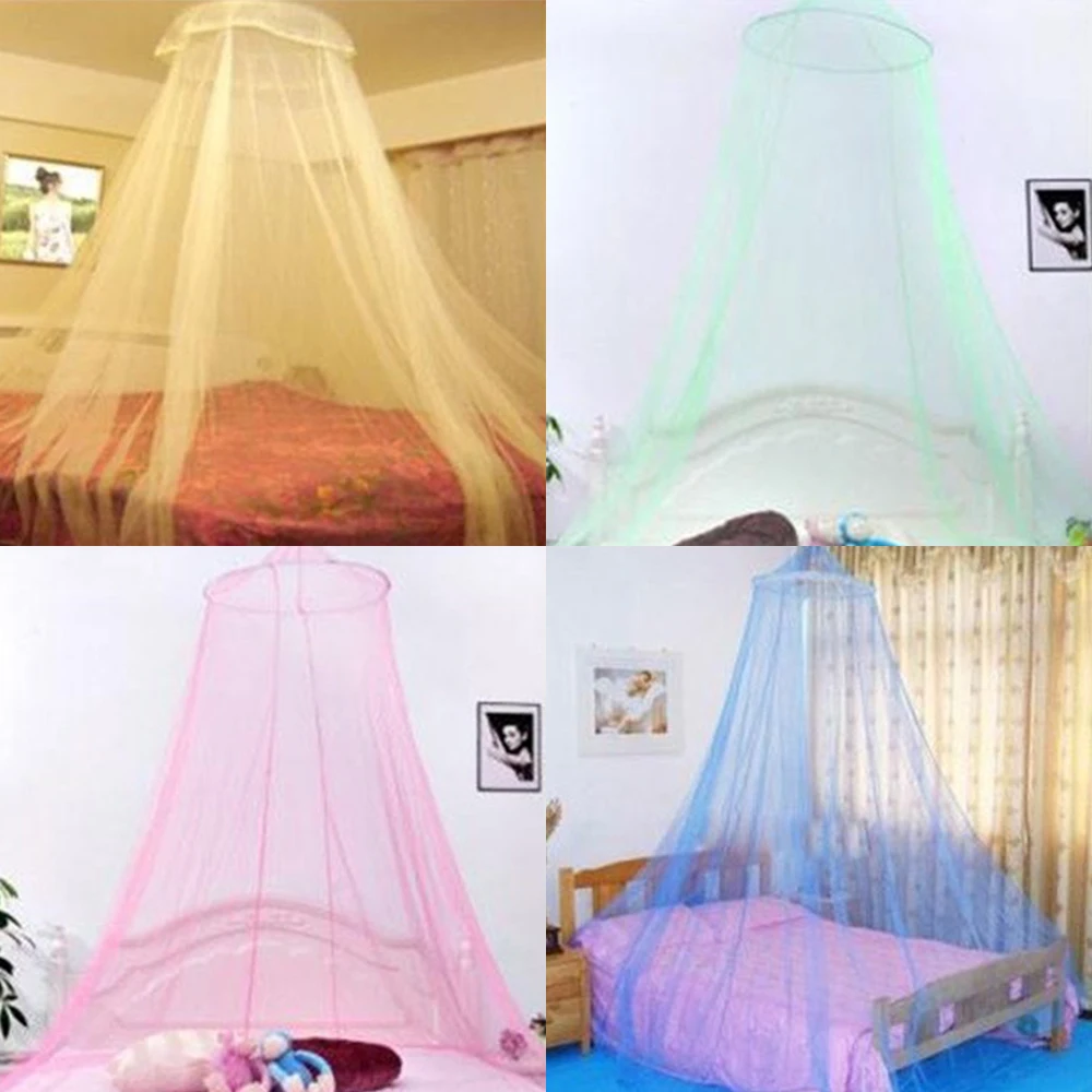 Summer princess ceiling Mosquito net Hanging Round Lace Canopy Bed Netting Comfy hung Dome Mosquito Net Crib 60x250x820cm Summer princess ceiling Mosquito net Hanging Round Lace Canopy Bed Netting Comfy hung Dome Mosquito Net Crib 60x250x820cm